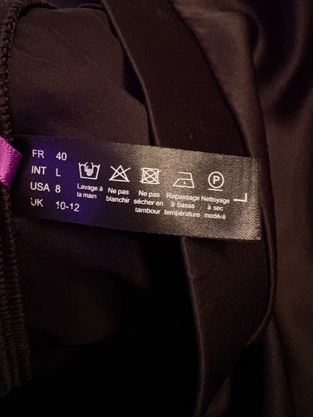 Maison Close 100% Silk skirt with slit - Picture 6 of 7
